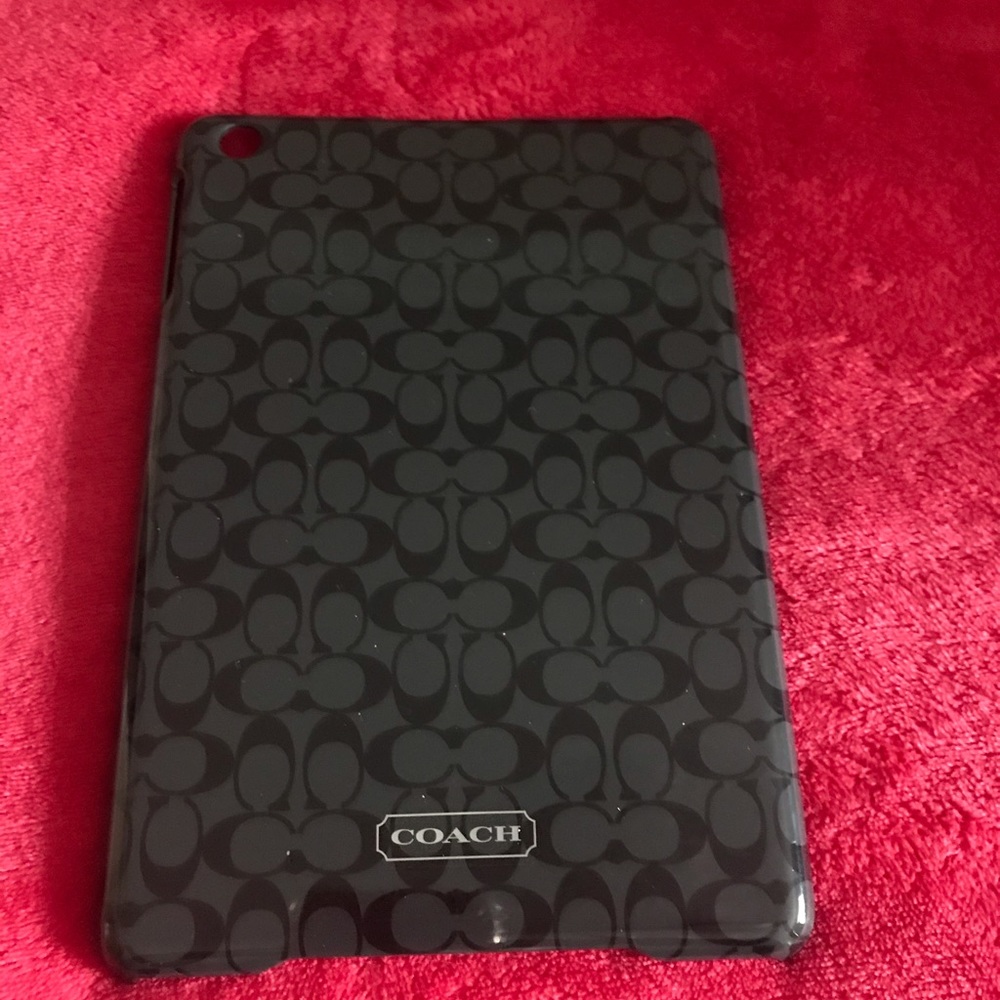 COACH Mini I-Pad case with signature logo.